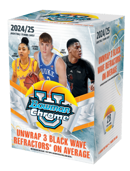 2024/25 Bowman Chrome University Basketball Blaster Box